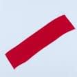 Ткани трикотаж - Воротник-манжет красный 10х42см