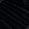 Ткани для театральных занавесей и реквизита - Велюр Асколи с огнеупорной пропиткой черный /вороняче крыло