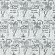 Ткани все ткани - Декоративная ткань лонета Париж фон серый