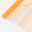 Ткани для рукоделия - Фатин блестящий оранжевый