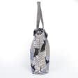 Ткани сумка шоппер - Сумка шоппер  МАГЕЗИН кошки / голубой, бежевый 50х50