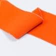 Ткани для одежды - Воротник-манжет 10х42см оранжевый