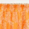 Ткани для декора - Тюль органза Тоурвел вензель выжиг оранж 300/270см (119350)