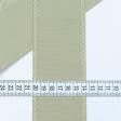 Ткани для декора - Репсовая лента Грогрен  цвет св.оливка 66 мм