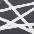 Ткани тесьма - Декоративная киперная лента белая 20 мм