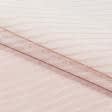 Ткани для юбок - Лен купон 98см бело-розовый
