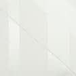 Ткани рогожка - Тюль Кордо купон-полоса молочный с утяжелителем