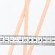Ткани тесьма - Репсовая лента Грогрен  цвет персиковый 7 мм