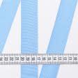 Ткани тесьма - Репсовая лента Грогрен  т.голубая 32 мм