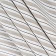 Ткани портьерные ткани - Жаккард Навио полоса узкая бежевый, коричневый