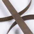 Ткани для декора - Липучка Велкро пришивная жесткая часть коричнево-зеленая 20мм/25м
