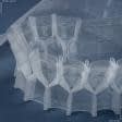 Ткани фурнитура для декора - Тесьма шторная Y-буфы прозрачная КС-1:2.5 80мм±0.5мм /100м
