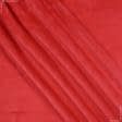 Ткани для декоративных подушек - Плюш (вельбо) красный