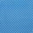 Ткани для тильд - Декоративная ткань Севилла горох небесно-голубой