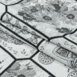 Ткани все ткани - Декоративная ткань лонета Дебби плитка серый