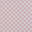 Тканини для скрапбукінга - Новорічна тканина лонета Клітинка сірий, червоний