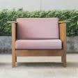 Ткани для мебели - Дралон /LISO PLAIN цвет бархатная роза