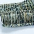 Ткани для декора - Бахрома имеджен щетка сине-гол