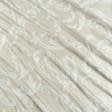 Ткани портьерные ткани - Тафта жаккард Дорос цвет песок-молочный