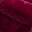 Ткани для декоративных подушек - Мех песец темно-вишневый