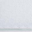 Ткани для рукоделия - Тюль вышивка Грация белый (купон)