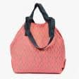 Ткани сумка шоппер - Сумка шоппер дайнис /ромб/ярко розовый 50х50 см