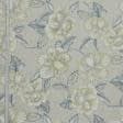 Ткани все ткани - Декоративная ткань Евейди цветы оливка,серо-гоубой