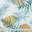 Ткани для декора - Декоративная ткань Коста рика ананасы листья