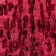 Ткани для блузок - Сетка пайетки волна красный