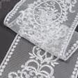 Тканини для рукоділля - Декоративне мереживо Дакія білий 11.5 см