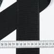 Ткани для декора - Репсовая лента Грогрен  черная 63 мм