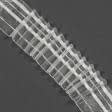 Ткани тесьма - Тесьма шторная Равномерная нефиксированная прозрачная 60мм±0.5мм/50м