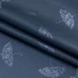 Ткани для одежды - Подкладка жаккард индиго