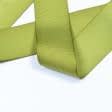 Ткани фурнитура для декора - Репсовая лента Грогрен  цвет фисташковый 40 мм