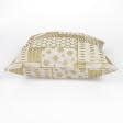 Ткани готовые изделия - Чехол  на подушку новогодний Шивери цвет золото 45х45см (145069)