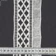 Тканини для тільд - Декоративне мереживо Аделаіда макраме колір молочний 8 см