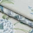 Ткани все ткани - Декоративная ткань TERK цветы голубые