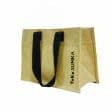 Ткани сумка шоппер - Шоппер TaKa Sumka  мешковина ламинированная 25х34х15 (ручка 60 см)