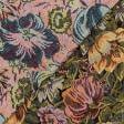 Ткани гобелен - Гобелен Касабланка цветы мультиколор