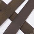 Ткани фурнитура для декора - Липучка Велкро пришивная жесткая часть коричнево-зеленая 40мм/25м