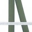 Ткани для декора - Липучка Велкро пришивная жесткая часть цвет хаки зеленый 40мм/25м