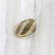 Ткани для декора - Магнитный подхват овал золото 55*33 мм, с тросиком 43.5 см (1шт)