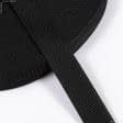 Ткани для декора - Тесьма / стропа ременная стандарт 30 мм черная