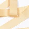 Тканини фурнітура для декора - Репсова стрічка Грогрен колір медовий 31 мм