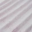 Тканини для суконь - Батист купон з вишивкою рішельє світло-рожевий