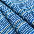 Ткани портьерные ткани - Дралон полоса /JAVIER синяя, голубая, бежевая
