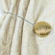 Тканини фурнітура для декора - Магнітний підхват Коло золото d-45 мм на тросі