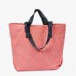 Ткани сумка шоппер - Сумка шоппер дайнис /ромб/ярко розовый 50х50 см