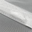 Ткани все ткани - Тюль сетка вышивка Пальмира молочная с блеском с фестоном