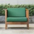 Ткани для бескаркасных кресел - Дралон /LISO PLAIN цвет зеленая бирюза